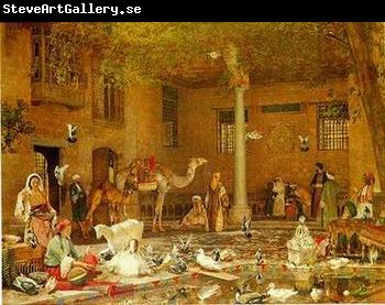 unknow artist Arab or Arabic people and life. Orientalism oil paintings  253